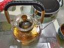 AILUKI日本玻璃煮茶壺新款圍爐煮茶器家用提梁壺耐高溫明火電陶爐燒水壺 雪花銀+實(shí)木側把壺 限時(shí)特惠 曬單實(shí)拍圖