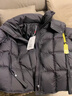 鴨鴨羽絨服女士短款2025冬季新款韓版百搭舒適90鴨絨防寒保暖厚外套DS 深空灰 M 曬單實(shí)拍圖