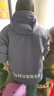 Converse匡威童裝男童風(fēng)衣2025秋冬新款上衣防潑水純色戶(hù)外防風(fēng)保暖外套 深紫色 160 /80 【建議身高158-170cm】 曬單實(shí)拍圖