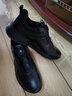其樂(lè )真皮男鞋新款頭層牛皮厚底舒適軟底防滑戶(hù)外跑步鞋休閑運動(dòng)鞋 黑色 41 曬單實(shí)拍圖