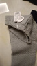 貓人兒童保暖褲男女童加厚夾棉秋褲青少年空氣層打底褲 麻灰 140 曬單實(shí)拍圖