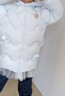 PawinPaw卡通小熊童裝25年秋冬新款女童女寶中長(cháng)款羽絨服溫暖百搭 Blue藍色/50 140 曬單實(shí)拍圖