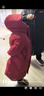 鴨鴨（YAYA）騏驥紅童裝羽絨服男女童2025冬季長(cháng)款中大童時(shí)空道宇聯(lián)名加厚外套 星空黑色 170 曬單實(shí)拍圖