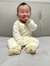 斑巴豆迪嬰兒秋衣秋褲套裝春秋護肚兒童內衣純棉男女寶寶打底衣服睡衣秋冬 曬單實(shí)拍圖