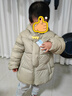 巴拉巴拉童裝寶寶羽絨服三防男童冬裝女童連帽外套萌趣2025新款面包服外套 曬單實(shí)拍圖