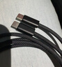 ANKER安克納米抗臟編織140W蘋(píng)果數據線(xiàn)雙頭Type-C充電線(xiàn)適用iPhone17ProMax/16/15手機/華為/電腦1米黑 曬單實(shí)拍圖