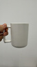 炊大皇陶瓷杯馬克杯茶杯 經(jīng)典黑白泡茶杯咖啡杯早餐杯果汁水杯白色420ml 曬單實(shí)拍圖
