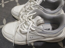 回力女鞋運動(dòng)鞋女2025冬季新款官方小白鞋子女百搭休閑軟底輕便跑步鞋 白灰【皮面款】 38 (240mm) 標準尺碼，正常拍 曬單實(shí)拍圖