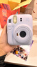 富士（FUJIFILM）立拍立得mini12一次成像拍立得相機  送禮好物 繡球藍【官方標配】 標配【無(wú)相紙】 曬單實(shí)拍圖