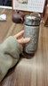 TIGER虎牌純鈦保溫杯高顏值車(chē)載養生杯雙層便攜泡茶杯白茶燜泡杯 冰川銀[純鈦+茶隔]230ml 曬單實(shí)拍圖