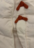 乖奇熊男女寶寶羽絨服短款外套冬季兒童保暖加厚外出服嬰幼冬裝上衣服 白色 100 曬單實(shí)拍圖