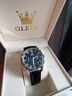 歐利時(shí)（OLEVS）手表男士學(xué)生石英表日歷夜光防水月相計時(shí)多功能瑞士認證品牌男表 曬單實(shí)拍圖