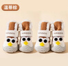 嬉皮狗（hipidog）保暖棉鞋小狗狗鞋子秋冬季軟底甩不掉寵物腳套小型犬泰迪比熊冬天 棕色大眼萌【內里加絨】 M 5-8斤 曬單實(shí)拍圖