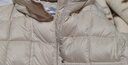美力城卓沅同款|暖天鵝泡芙鵝絨女裝短款保暖外套休閑風(fēng)潮流韓版新款108 鈦金白 M （110-120斤） 曬單實(shí)拍圖