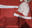 黛莉嘉爾圣誕老人服裝金絲絨7件套男女圣誕節衣服圣誕帽禮物袋套裝cos裝扮 曬單實(shí)拍圖