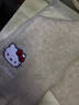 JIOESC helloKitty圍巾女秋冬款圍脖圍巾保暖護頸可愛(ài)生日禮物高級披肩 （HelloKitty凱蒂貓）米色 曬單實(shí)拍圖