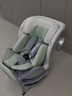 任道兒童安全座椅汽車(chē)用0-4-12歲嬰兒寶寶車(chē)載可坐可躺360度旋轉 I-SIZE認證旗艦版-椰奶白+支撐腿 曬單實(shí)拍圖