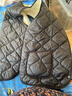 歐迪芬保暖馬甲女內穿厚加絨發(fā)熱坎肩內搭打底羊毛背心秋冬開(kāi)衫無(wú)袖老年 曬單實(shí)拍圖