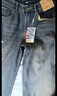 森馬（Semir）牛仔褲男冬加絨加厚寬松直筒褲2025做舊復古百搭褲子109725124105 曬單實(shí)拍圖