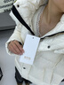 波司登（BOSIDENG）25年新款泡芙90鵝絨羽絨服女商場(chǎng)熱賣(mài)同款外套B250243116 【趨勢推薦】幻境白8625 XS 155/80A充絨量172g 體重約110以?xún)?曬單實(shí)拍圖