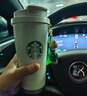 星巴克杯子教師節禮物禮盒不銹鋼水杯雙飲口保溫杯吸管杯咖啡杯伴手禮 白金女神加小熊掛墜 曬單實(shí)拍圖
