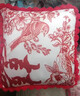 爾山集結婚喜慶中式抱枕紅色客廳沙發(fā)喜字靠墊床上婚慶新婚婚房禮物靠枕 喜上眉梢抱枕1對【含枕套枕芯】 40*40 曬單實(shí)拍圖