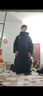 鴨鴨（YAYA）王一博同款冰殼系列戶(hù)外極寒羽絨服男士新款長(cháng)款情侶加厚女外套 青光黑色【現貨速發(fā)】 XL /180(建議155-175斤) 曬單實(shí)拍圖