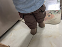 巴厘小豬兒童棉褲冬季加絨加厚長(cháng)褲寶寶休閑褲男童夾棉保暖褲秋冬女童褲子 奶咖 100 曬單實(shí)拍圖