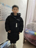 皮爾卡丹（pierre cardin）兒童羽絨棉服2025新款中長(cháng)款中大童男孩棉襖寶寶冬季加厚洋氣外套 黑色 140 曬單實(shí)拍圖
