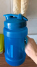 Blender Bottle噸杯噸桶運動(dòng)水壺網(wǎng)紅大肚杯大容量太空杯戶(hù)外男女健身便攜裝水桶 藍色2200ml 曬單實(shí)拍圖