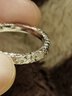 周大福碎碎冰碎冰冰銀戒指女送生日禮物AB40399 13號 曬單實(shí)拍圖