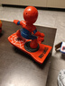 Murcia蜘蛛俠特技滑板車(chē)兒童男孩炫酷蜘蛛人翻滾小寶寶不倒翁電動(dòng)玩具車(chē) 曬單實(shí)拍圖