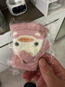 愛(ài)寶適嬰兒手套秋冬保暖寶寶翻蓋半指手套兒童加絨手套粉色小鴨子S457 曬單實(shí)拍圖