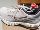 美津濃（MIZUNO）25年新款【W(wǎng)AVE RIDER 28】運動(dòng)跑步男女鞋子緩震耐磨透氣跑步鞋 曬單實(shí)拍圖
