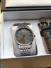 冠琴（GUANQIN）男士手表全自動(dòng)機械表瑞士認證情侶手表男款夜光防水商務(wù)高端男表 銀灰鋼帶/機械機芯/夜光防水 42mm 曬單實(shí)拍圖