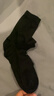 金三塔真絲中筒男襪桑蠶絲針織混紡中筒襪單雙 黑色 均碼 (39~43) 曬單實(shí)拍圖