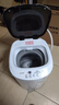 智潔小黃鴨嬰兒迷你洗衣機3.5kG高溫煮洗全自動(dòng)洗衣機寶寶小型兒童帶智能烘干殺菌除螨洗烘一體機家用 3.5KG炫黑+全國聯(lián)保+藍光洗滌+洗脫一體+推薦 曬單實(shí)拍圖
