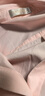 尚都比拉春夏季簡(jiǎn)約通勤棉質(zhì)襯衫女重工落肩襯衣領(lǐng)寬松長(cháng)袖襯衣 淺粉色 S 曬單實(shí)拍圖