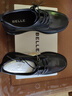 百麗通勤商務(wù)皮鞋2025男牛皮褶皺增高休閑鞋A1373AM4 黑色2  41 曬單實(shí)拍圖