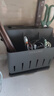 帥仕（shuaishi）廚房置物架刀架筷籠一體不銹鋼筷子收納盒筷子筒菜刀架刀具架 曬單實(shí)拍圖