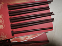 唐宗筷 合金筷子10雙裝 安可拉紅款 耐高溫 家用 高檔餐具 禮盒裝C2654 曬單實(shí)拍圖