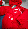 巴拉巴拉童裝兒童羽絨服女童2025新款紅色拜年服寶寶女寶保暖春裝國風(fēng)外套 曬單實(shí)拍圖
