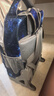 京商新款三輪可爬樓拉桿書(shū)包中小學(xué)生大容量拉桿箱 藍色星空 曬單實(shí)拍圖