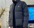 耐克NIKE男冬季短款立領(lǐng)羽絨服 運動(dòng)防水CLUB系列IB2976-068灰M 曬單實(shí)拍圖