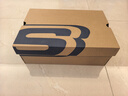 斯凱奇（Skechers）新年禮物閃穿鞋男士新品冬加絨保暖休閑健步鞋一腳蹬樂(lè )福鞋205606 曬單實(shí)拍圖