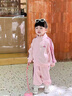 G.duck小黃鴨春秋季女童運動(dòng)套裝2026新款兒童洋氣小女孩衛衣外套兩件套 粉紅色 130 cm 【建議身高121-130cm】 曬單實(shí)拍圖