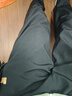 頂峰保羅（Dingfengbaoluo）美式休閑褲男秋冬重磅加絨加厚時(shí)尚保暖闊腿衛長(cháng)褲子DFK41黑色2XL 曬單實(shí)拍圖