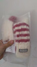 莫代爾3雙暖絨襪子女冬加厚保暖圣誕中筒襪冬季本命年大紅襪刺繡地板襪 【暖絨條紋大紅襪】混色 3雙 均碼 【34-39碼】 曬單實(shí)拍圖