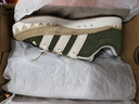 adidas「鯊魚(yú)面包鞋」ADIMATIC經(jīng)典運動(dòng)板鞋男女阿迪達斯三葉草   綠色/乳白色/紙板黃   42.5 曬單實(shí)拍圖