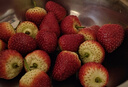 【24小時(shí)果】北京紅顏草莓大果500g（單果18g起） 曬單實(shí)拍圖
